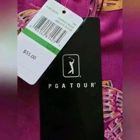 PGA TOUR pink tank top womens size large New With Tag - Picture 5 of 10